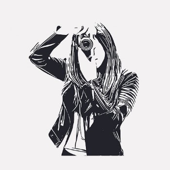 Woman photographer drawing, lifestyle illustration | Free Vector - rawpixel