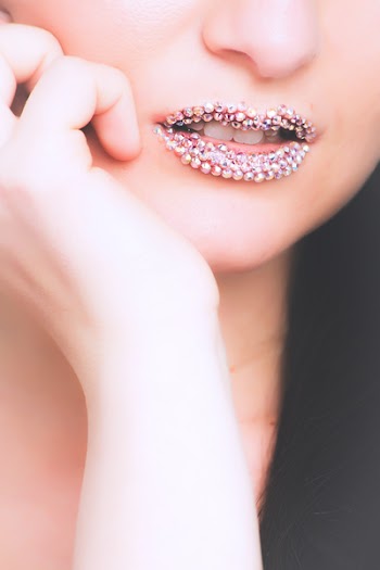 Woman Pink Lips
