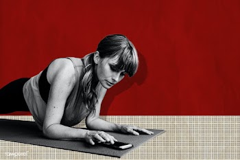 Woman planking during coronavirus quarantine | Free  illustration - 2322436