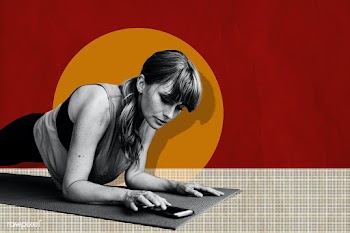 Woman planking during coronavirus quarantine | Free  illustration - 2322445