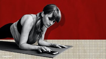 Woman planking during coronavirus quarantine | Free  illustration - 2322911