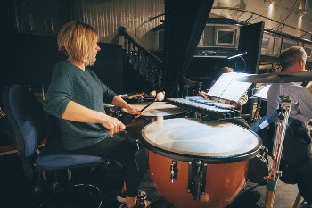 Woman playing timpani, October 15, | Free Photo - rawpixel