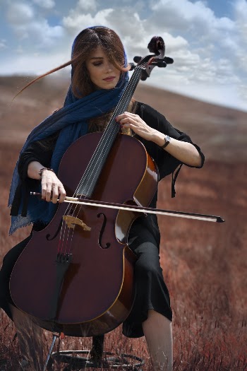 Woman Playing Viola