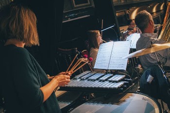 Woman playing xylophone, October 15, | Free Photo - rawpixel