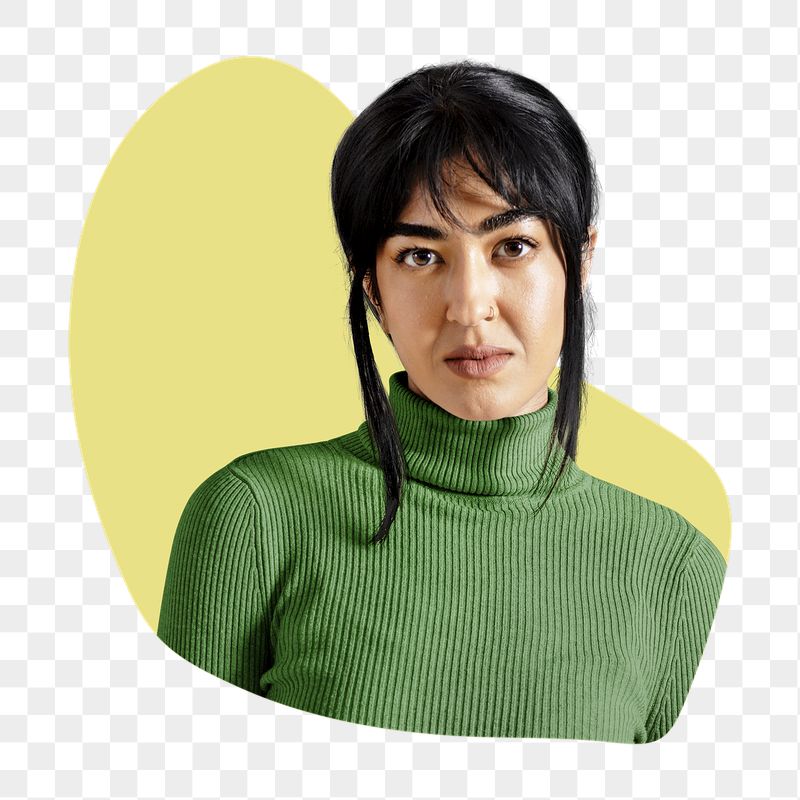 Woman png badge sticker, fashion | Free PNG - rawpixel