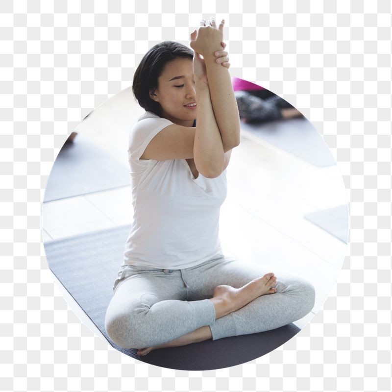 Woman png doing yoga pose | Free PNG - rawpixel