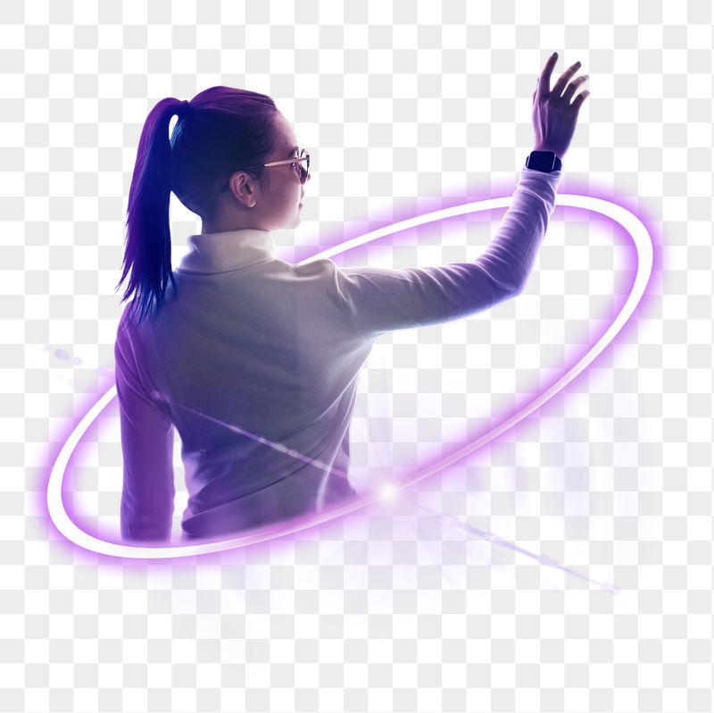 Woman png smart glasses, metaverse | Free PNG - rawpixel