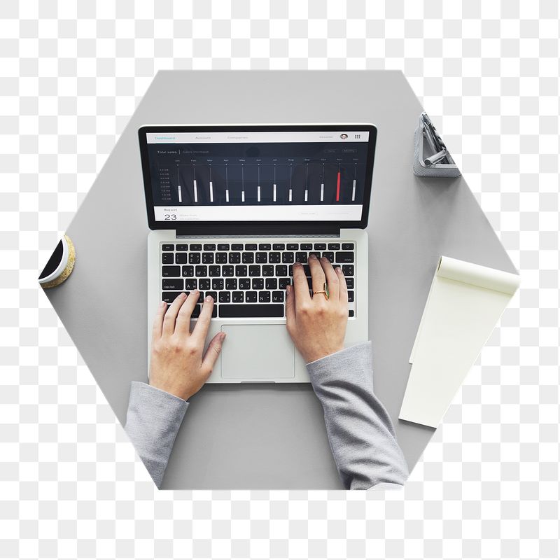 Woman png working on laptop | Free PNG - rawpixel