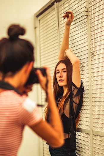 Woman Posing For Camera