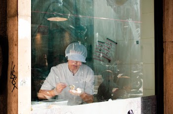Woman Preparing Food