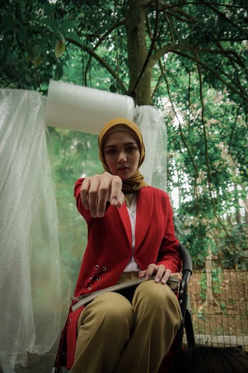 Woman Reaching Out Her Hand