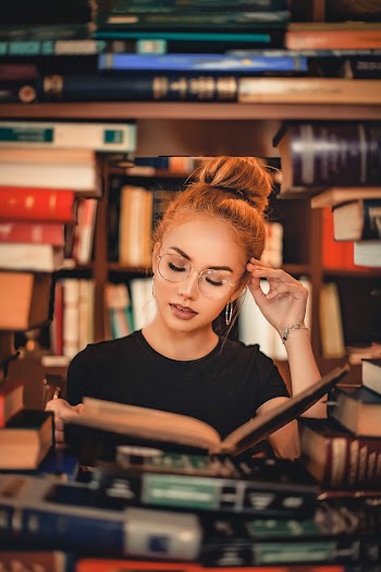 Woman Reading Book
