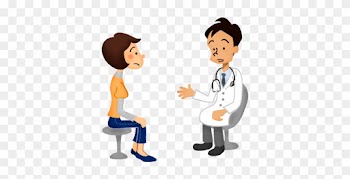 Woman Receiving A Medical Consultation With Doctor - Woman Receiving A Medical Consultation With Doctor