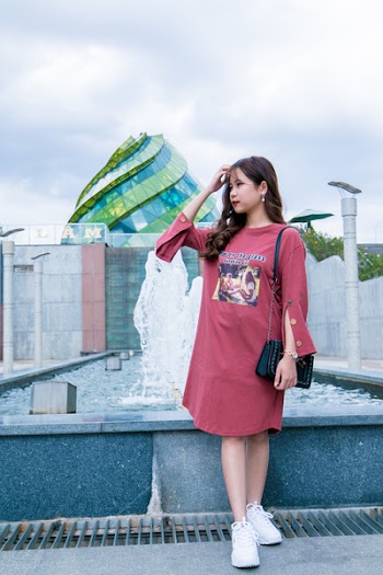 Woman Red Dress