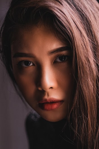 Woman Red Lipstick
