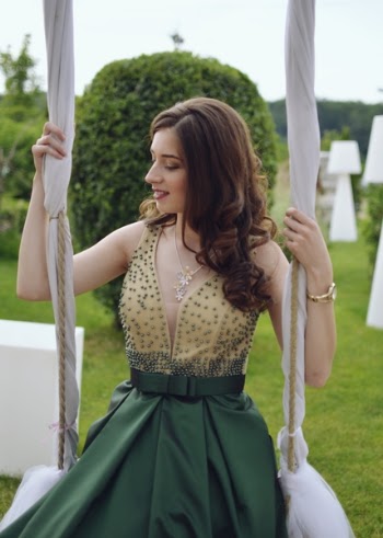 Woman Riding on Swing