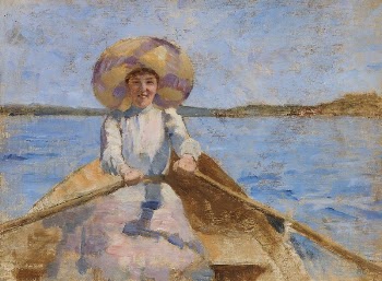 Woman rowing, sketch, 1892, Maria | Free Photo - rawpixel
