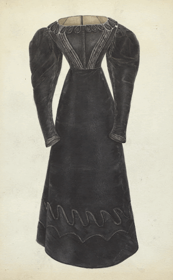 Woman's Dress (1935&ndash;1942) by Bessie | Free Photo - rawpixel