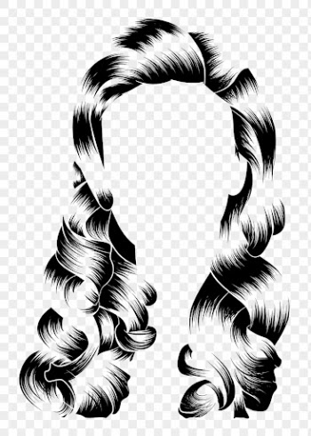 Woman's hair png sticker illustration, | Free PNG - rawpixel