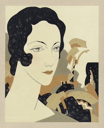 Woman's head (1931) fashion illustration | Free Photo Illustration - rawpixel