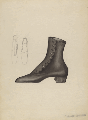 Woman's Shoe (c. 1937) by Charles | Free Photo - rawpixel