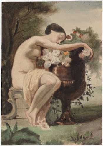 Woman seated, copy after august | Free Photo - rawpixel