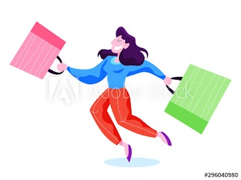 Woman shopping
