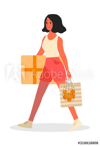 Woman shopping