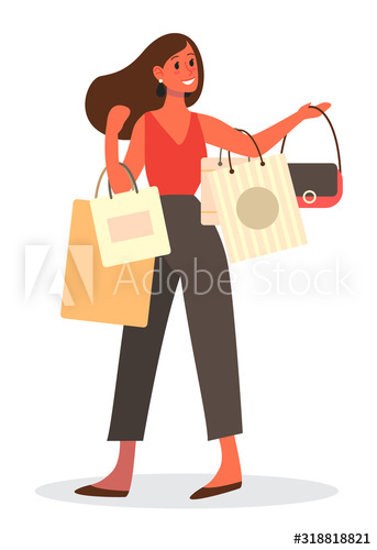 Woman shopping