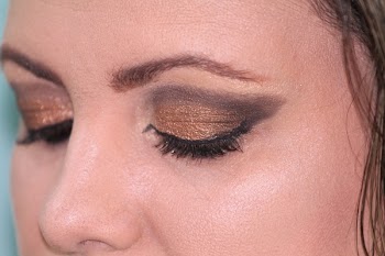 Woman Showing Eye Shadow