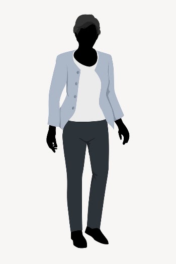 Woman silhouette, full body length | Free Vector - rawpixel