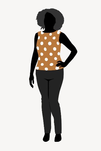 Woman silhouette, full body length | Free Vector - rawpixel