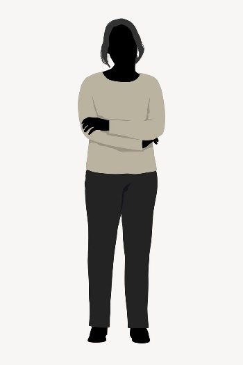 Woman silhouette, full body length | Free Vector - rawpixel