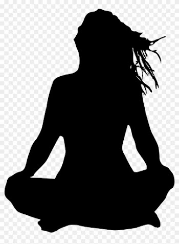 Woman Silhouette - People Sitting Png Silhouette Png