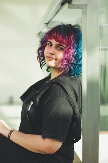 Woman Siting on Focus Photography