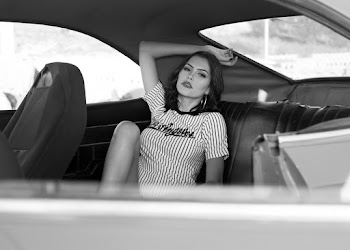 Woman Sitting Inside Vehicle
