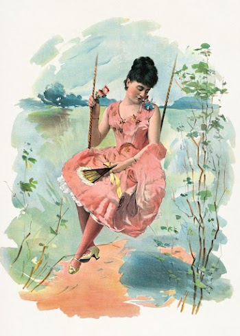 Woman sitting on a swing | Free Photo - rawpixel