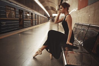 Woman Sitting On Chair