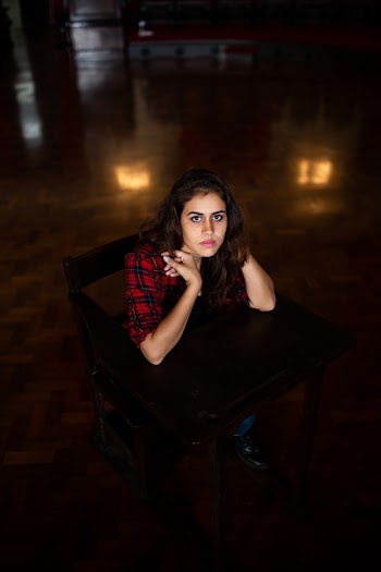 Woman Sitting On Chair