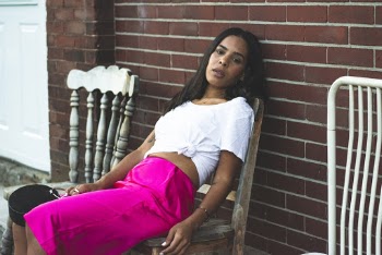 Woman Sitting on Chair
