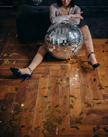 Woman Sitting on Floor