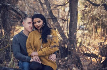 Woman Sitting on Man's Lap