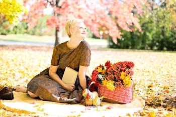 Woman Sitting Outdoor Near Tree