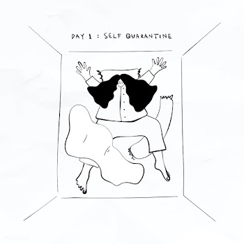 Woman sleeping while in self-quarantine vector | Free  vector - 2305133