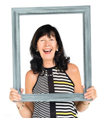 Woman smile person | Free stock psd mockup - 6606