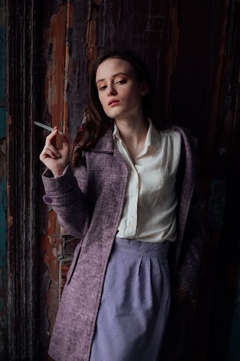 Woman Smoking Cigarette