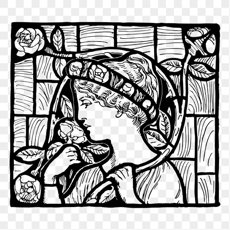 Woman sniffing rose png sticker | Free PNG - rawpixel