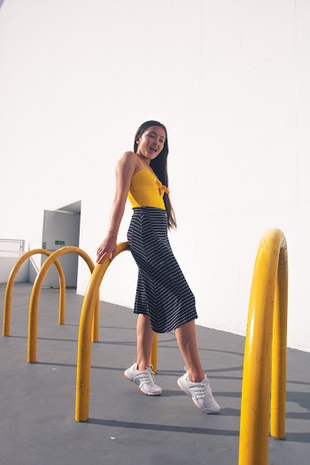 Woman Standing Beside Bike Park