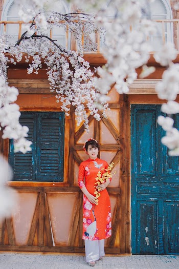 Woman Standing Beside Door