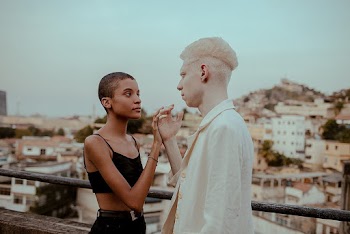 Woman Standing Beside Man
